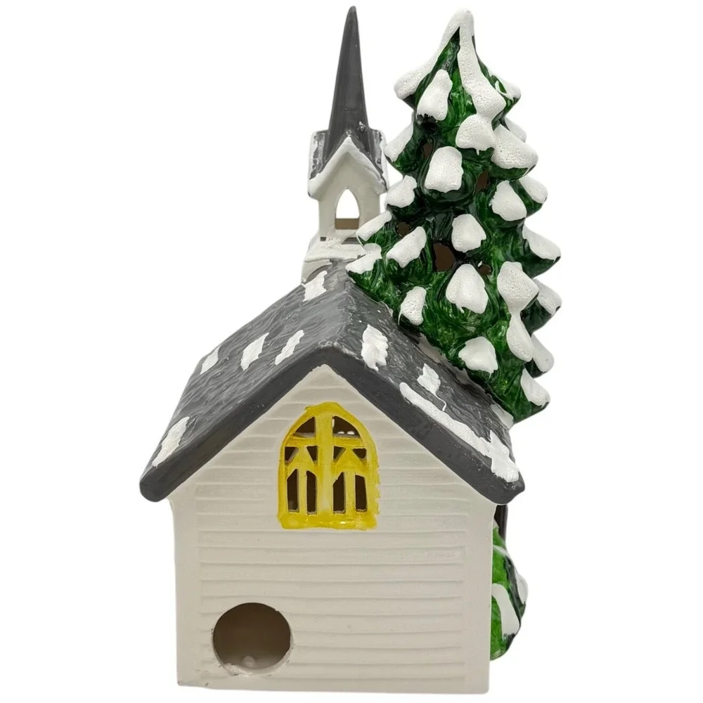 Department‎ Dept 56 Snowhouse Series Countryside Church 1984 Lighted Village